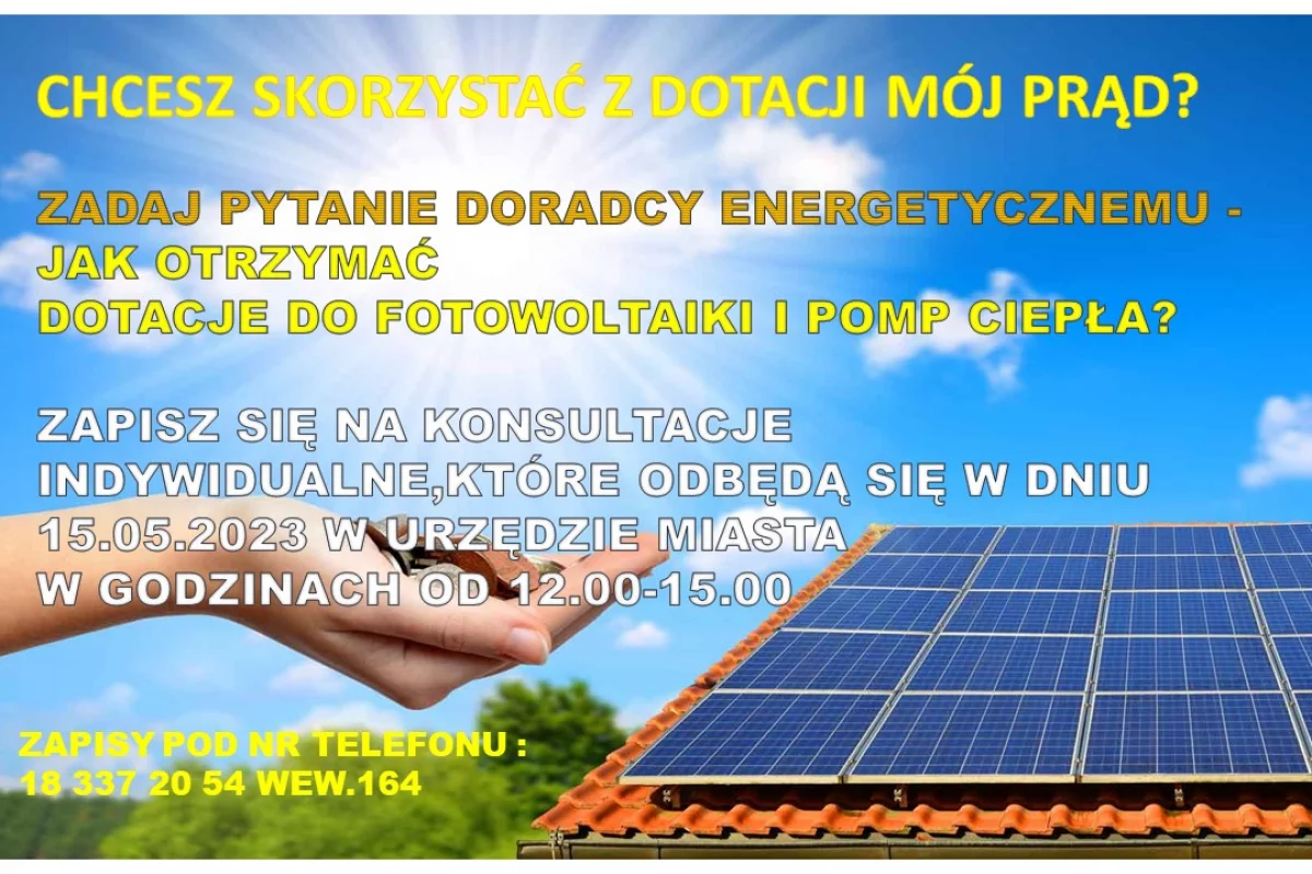 Zapisz się na spotkanie z doradcą energetycznym