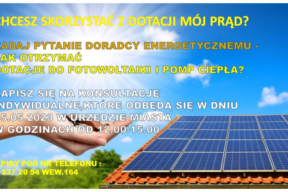 Zapisz się na spotkanie z doradcą energetycznym