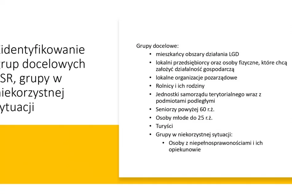 Konsultacje dotyczące wypracowanych zagadnień w ramach opracowywanej LSR - zdjęcie 7