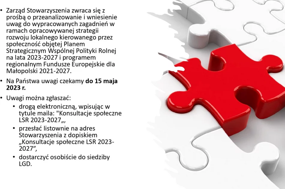 Konsultacje dotyczące wypracowanych zagadnień w ramach opracowywanej LSR - zdjęcie 8
