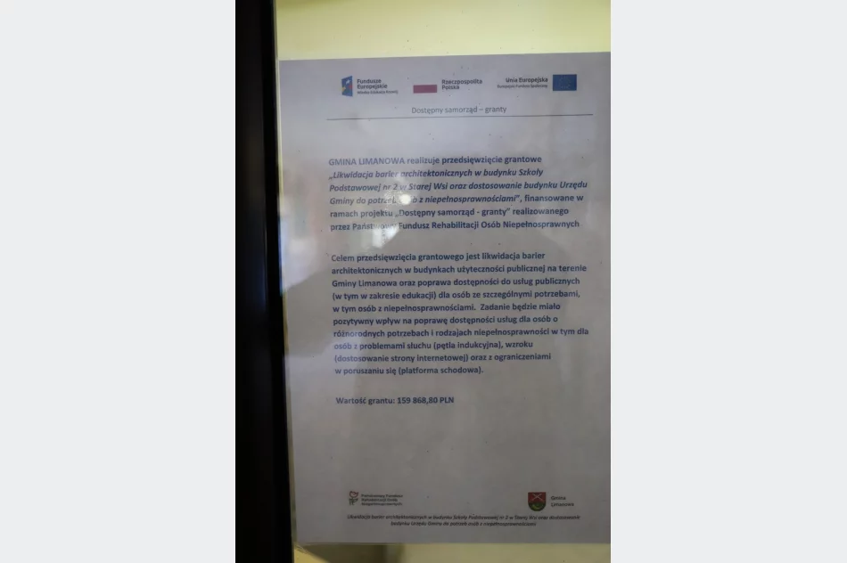 Likwidacja barier architektonicznych w budynku Szkoły Podstawowej nr 2 w Starej Wsi - zdjęcie 11