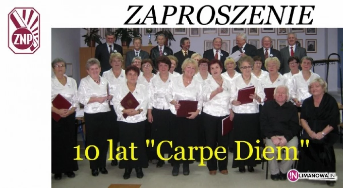 Jubileusz 10 – lecia chóru ZNP SEiR „Carpe Diem”