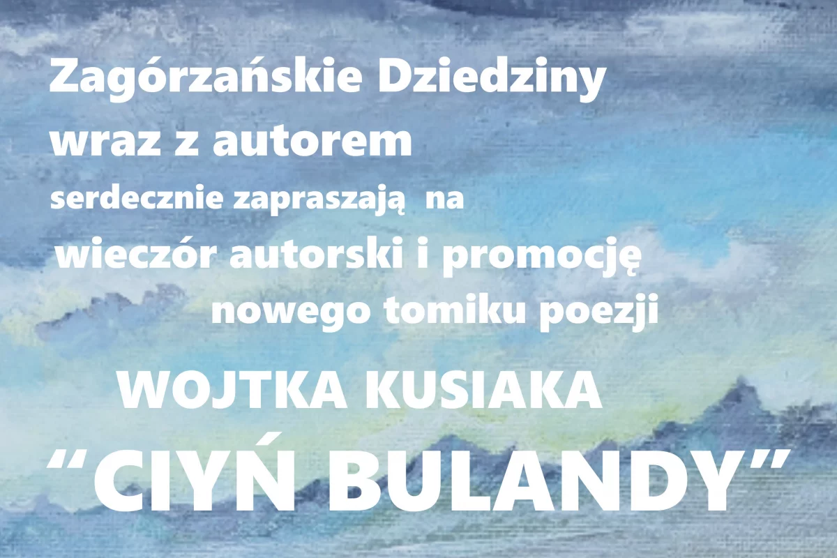 „Ciyń Bulandy” - promocja tomiku wierszy