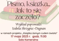Miejska Biblioteka zaprasza na wykład pt. „Pismo, książka…jak to się zaczęło?” - zdjęcie główne