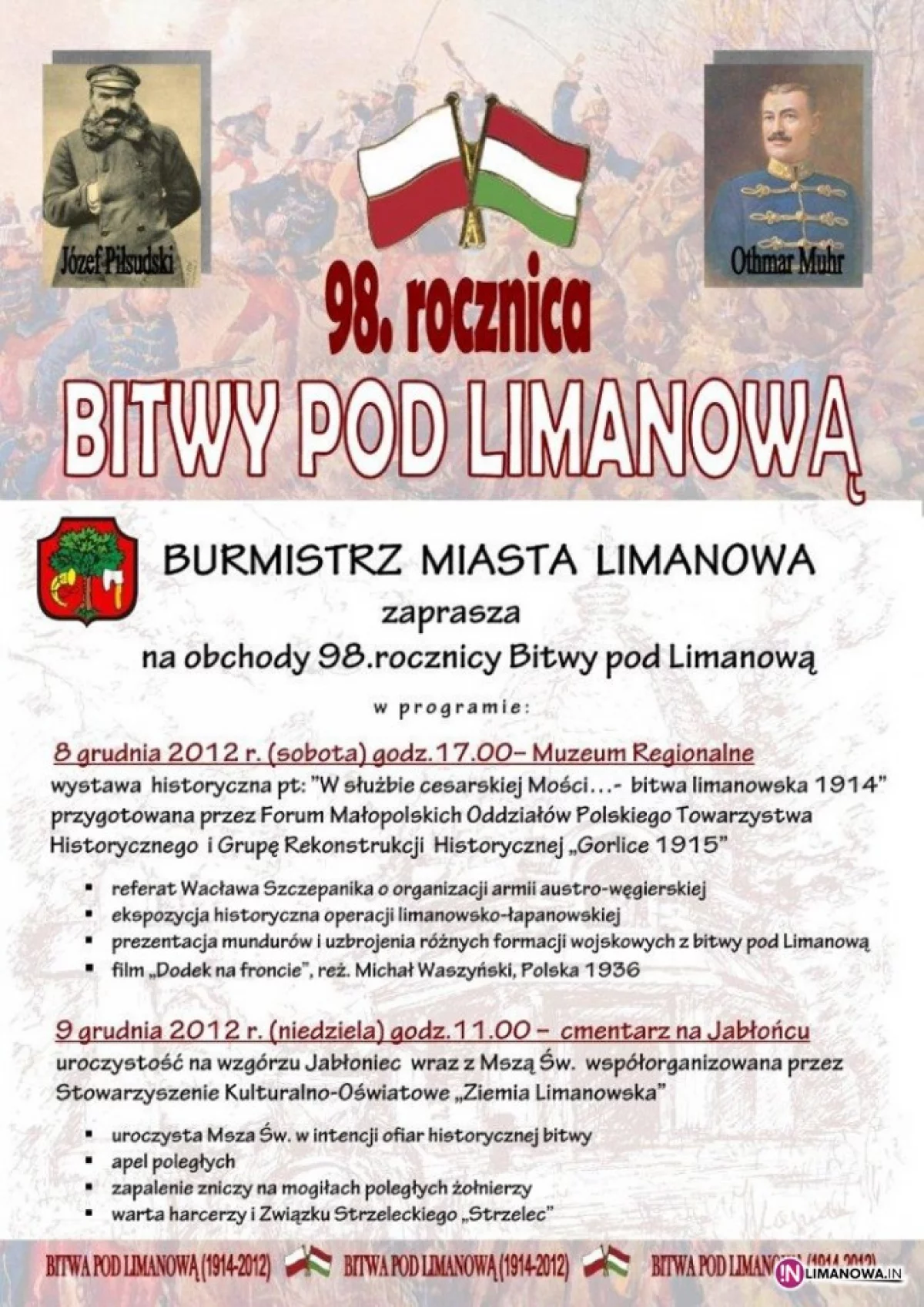 98 rocznica Bitwy pod Limanową