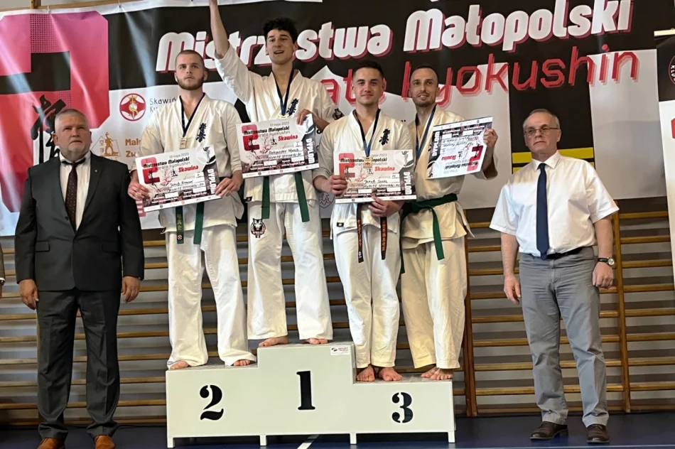 11 medali limanowskich karateków na Mistrzostwach Małopolski Karate Kyokushin - zdjęcie 7