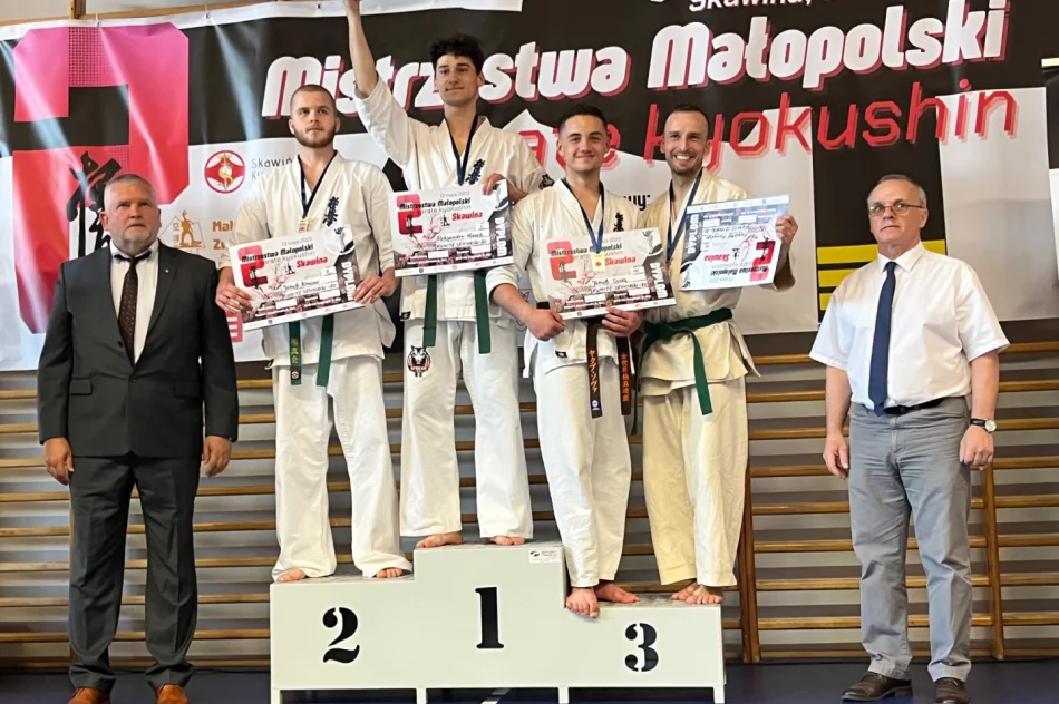 11 medali limanowskich karateków na Mistrzostwach Małopolski Karate Kyokushin - zdjęcie 8