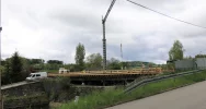 Zaawansowane prace przy budowie mostu łączącego ulicę W. Sikorskiego z ul. J. Marka, trwają remonty dróg - zdjęcie 3