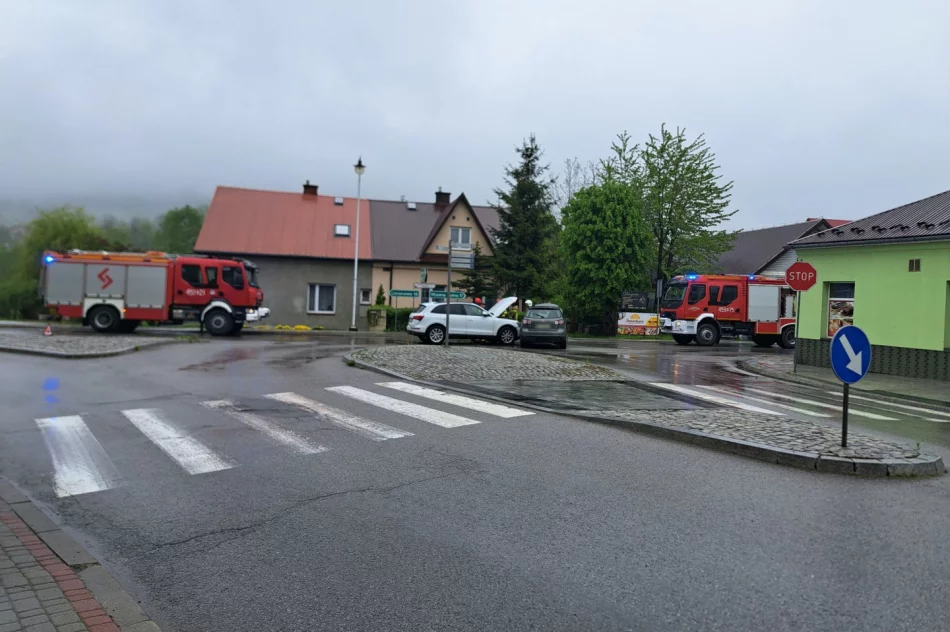 Zderzenie pojazdów na skrzyżowaniu, sprawczyni pouczona - zdjęcie 5