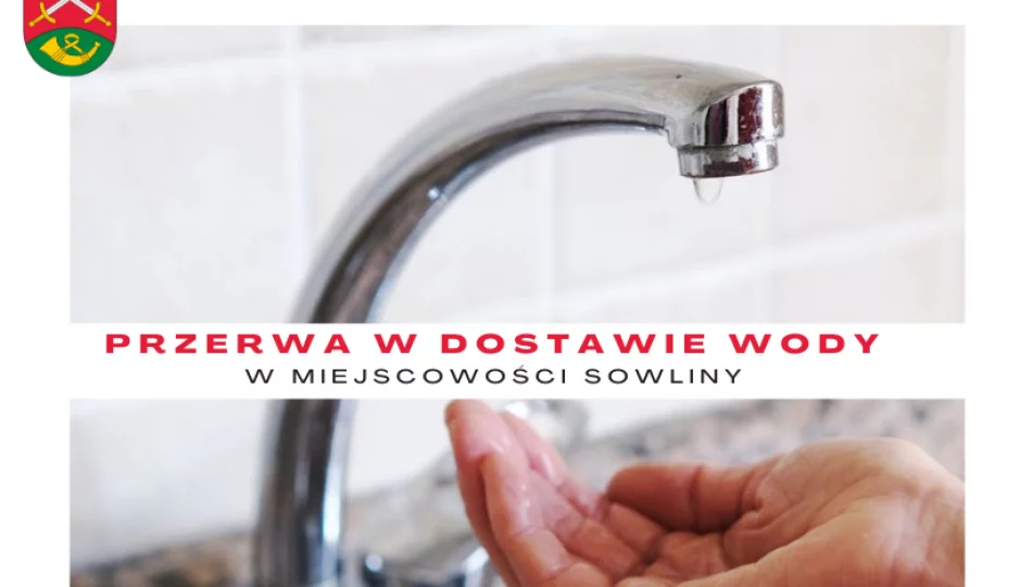 Przerwa w dostawie wody z Wodociągu w Sowlinach - zdjęcie 1