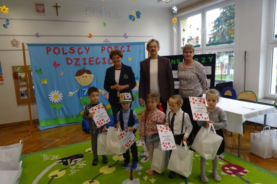 Przedszkolaki z ZSP nr 4 wzięły udział w konkursie „Polscy poeci dzieciom” - zdjęcie 11