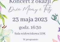 Zapraszamy na wyjątkowy koncert z okazji Dnia Mamy i Taty - zdjęcie główne