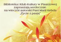 „Życie z pasją” - wieczór autorski Marii Hebda - zdjęcie główne