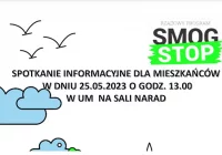 25 maja - spotkanie informacyjne dotyczące Programu STOP SMOG - zdjęcie główne