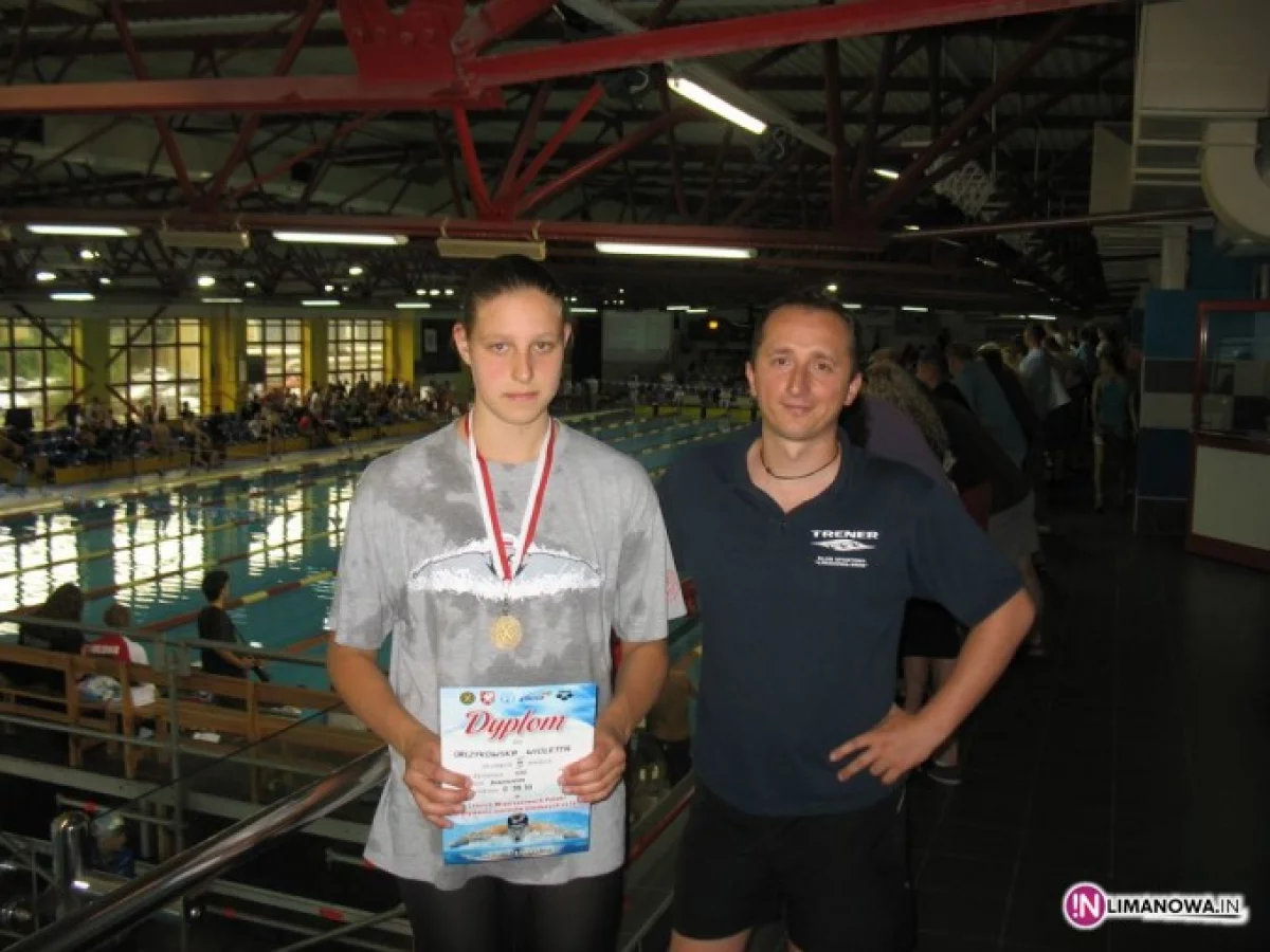 Wioletta Orczykowska na Mistrzostwach Polski Juniorów w Pływaniu