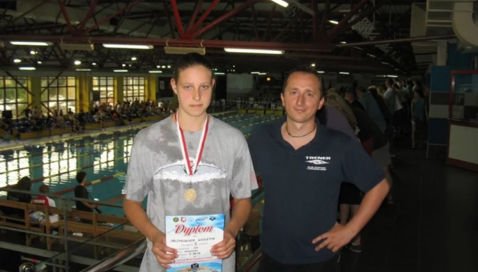 Wioletta Orczykowska na Mistrzostwach Polski Juniorów w Pływaniu - zdjęcie 1