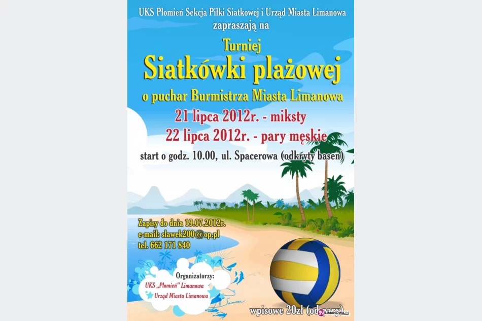 Ruszają zapisy na Turniej Siatkówki Plażowej - zdjęcie 2