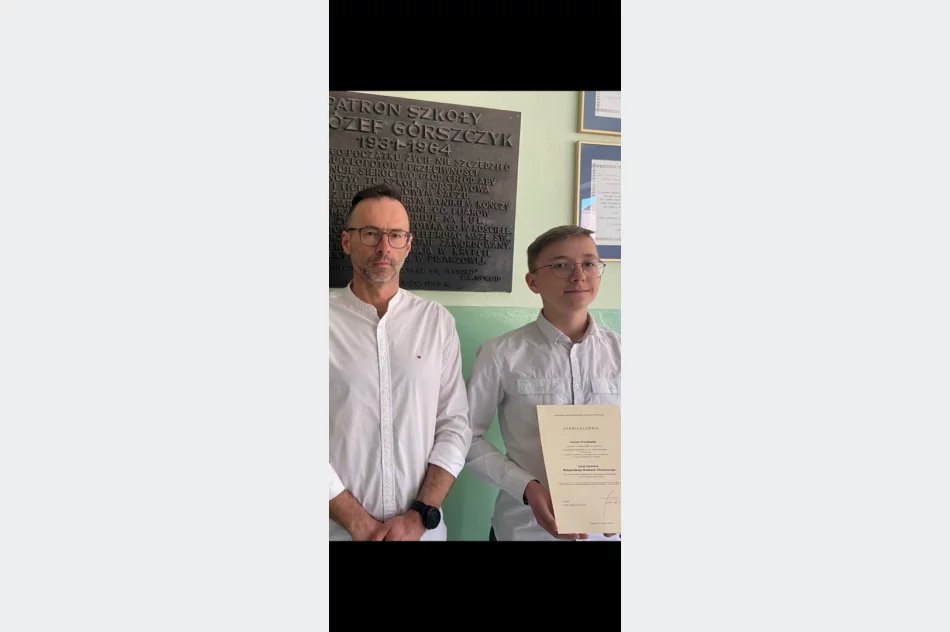 Determinacja w zdobywaniu wiedzy - sukcesy uczniów   - zdjęcie 4