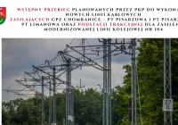 Wstępny przebieg planowanych przez PKP do wykonania nowych linii kablowych - zdjęcie główne