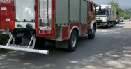 Stalowa szyna wbiła się tuż nad kabiną kierowcy - zdjęcie 5
