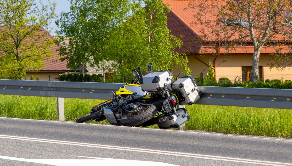 Śmiertelny wypadek motocyklisty - zdjęcie 1