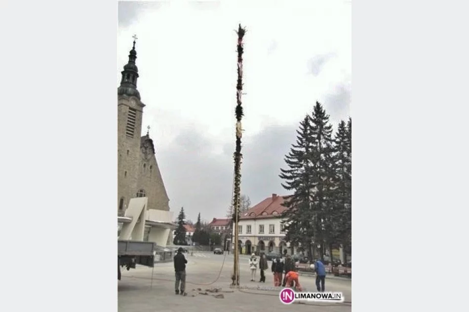 Palma Wielkanocna na limanowskim rynku - zdjęcie 4