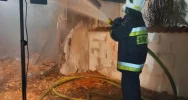 W nocy spłonął budynek gospodarczy, udało się uratować dom - zdjęcie 4