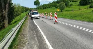 Osuwisko na drodze krajowej! Jeden pas zamknięty - zdjęcie 2