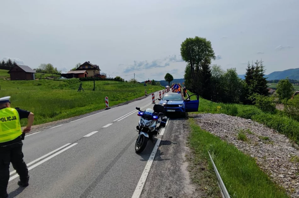 Osuwisko na drodze krajowej! Jeden pas zamknięty - zdjęcie 5
