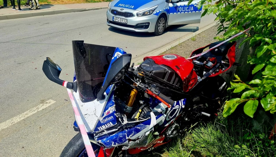 Kierowca BMW wymusił pierwszeństwo na motocykliście - zdjęcie 1