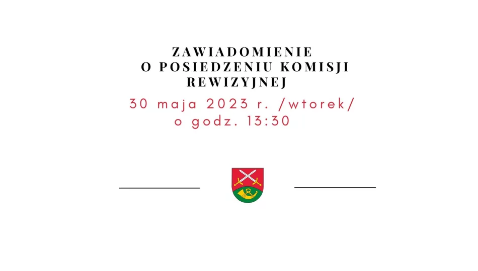 Posiedzenie Komisji Rewizyjnej Rady Gminy Limanowa - 30.05.2023 - zdjęcie 1