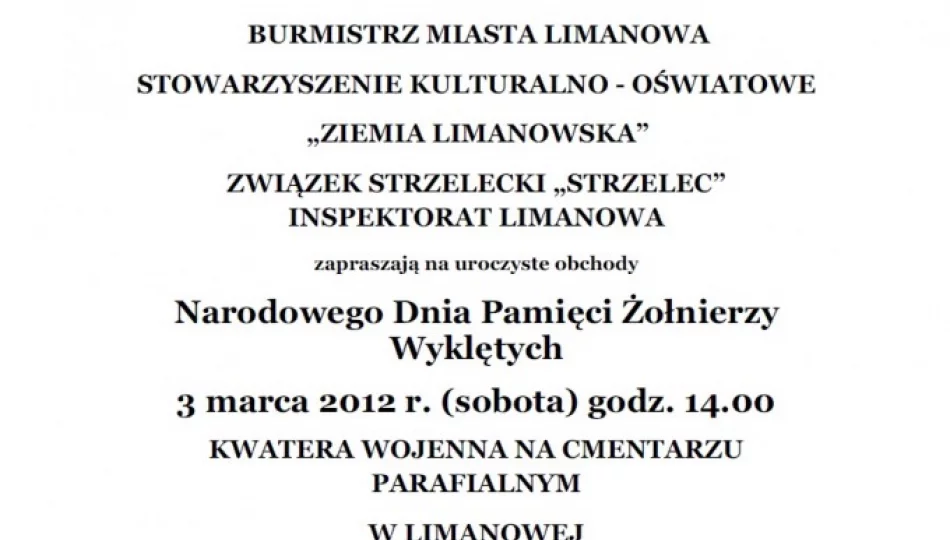 Narodowy Dzień Pamięci Żołnierzy Wyklętych - zdjęcie 1