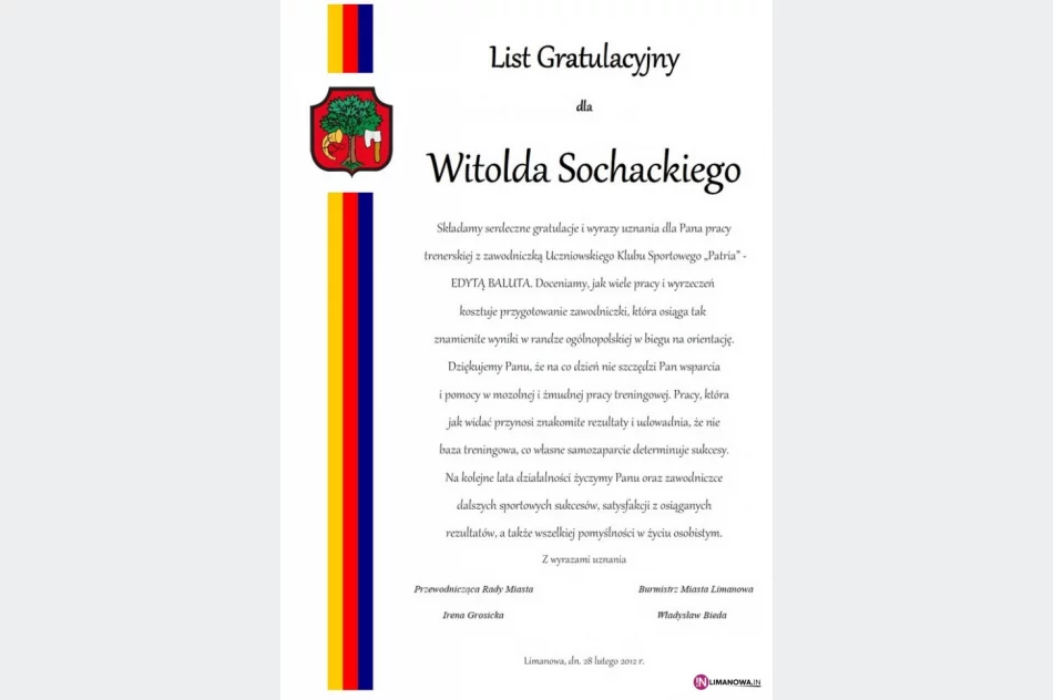 Stypendium sportowe dla Edyty Baluty - zdjęcie 3