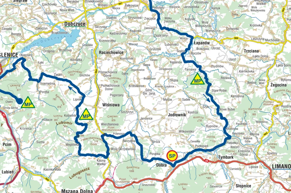 Kolarskie zmagania na Limanowszczyźnie - zdjęcie 2