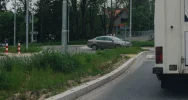 Na nowym rondzie w Limanowej widoczne są już zniszczenia - zdjęcie 3