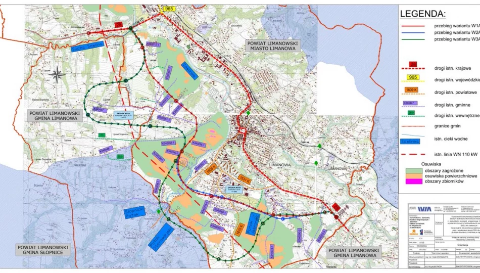 Jest wniosek o decyzję środowiskową obwodnicy Limanowej - zdjęcie 1