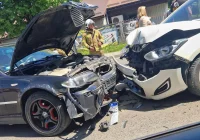 Groźnie wyglądająca kolizja - zdjęcie główne