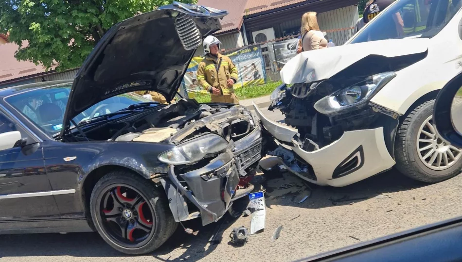 Groźnie wyglądająca kolizja - zdjęcie 1