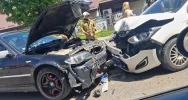 Groźnie wyglądająca kolizja - zdjęcie 3