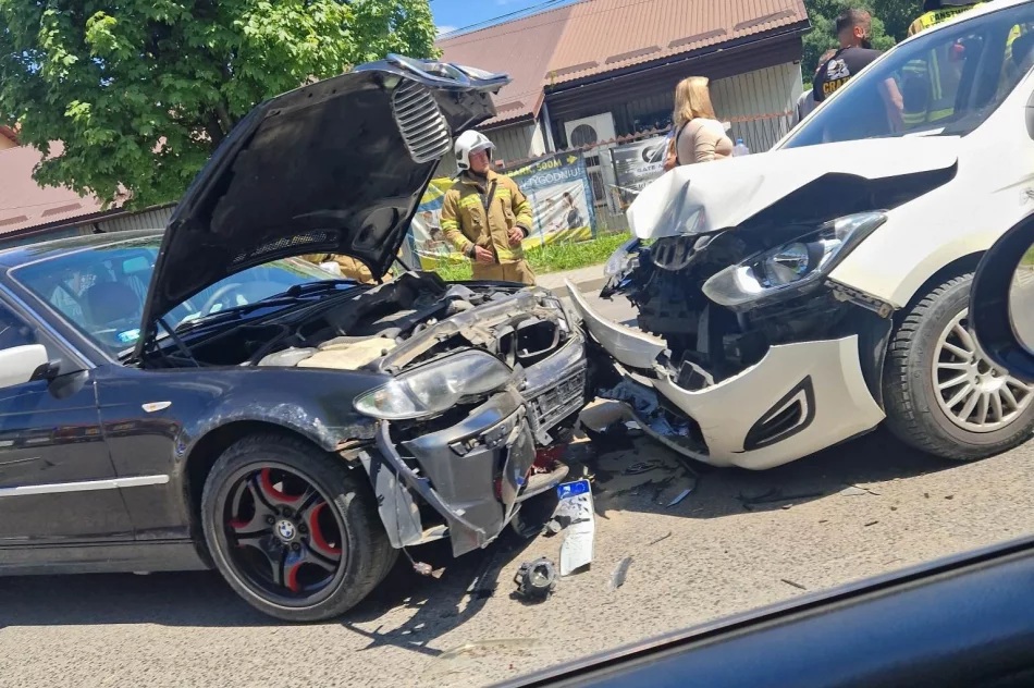 Groźnie wyglądająca kolizja - zdjęcie 3