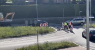 Utrudnienia na rondzie - zdjęcie 3