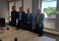 Spotkanie dotyczące przebiegu planowanych do wykonania przez PKP nowych linii kablowych. - zdjęcie główne