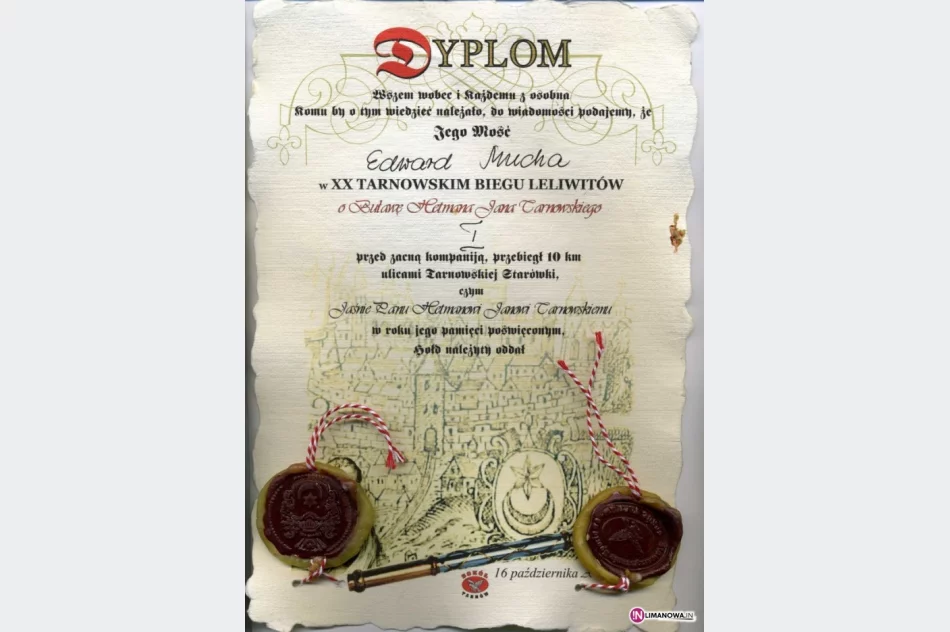 Odebrał dyplom i Buławę Hetmana Tarnowskiego - zdjęcie 3
