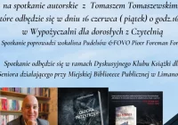 Spotkanie autorskie z Tomaszem Tomaszewskim - zdjęcie główne