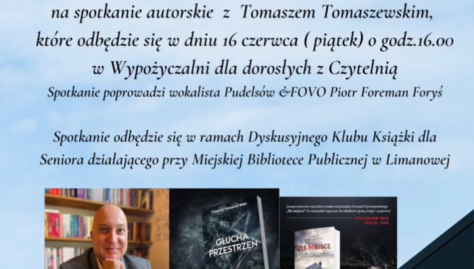 Spotkanie autorskie z Tomaszem Tomaszewskim - zdjęcie 1