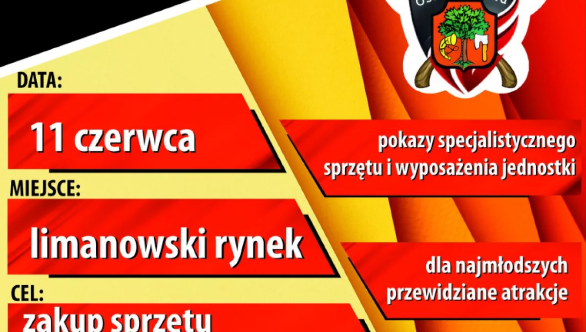 11 czerwca na rynku odbędzie się zbiórka strażacka organizowana przez OSP Limanowa