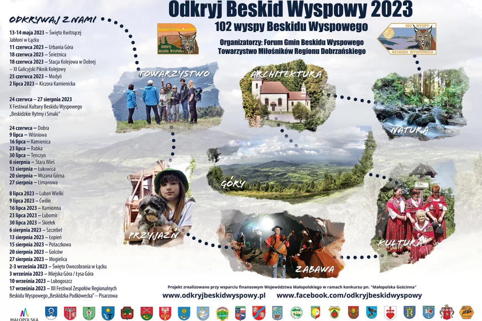 Odkrywaj z Nami ! Piesze wędrówki po beskidzkich wyspach-XIV edycja Odkryj Beskid Wyspowy - zdjęcie 2