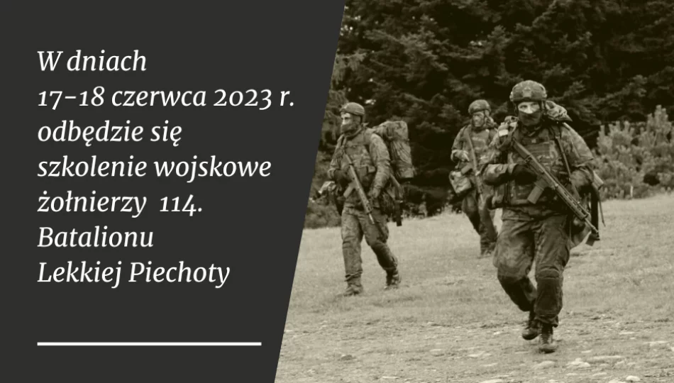 W dniach 17-18 czerwca odbywać się będzie szkolenie żołnierzy WOT - zdjęcie 1