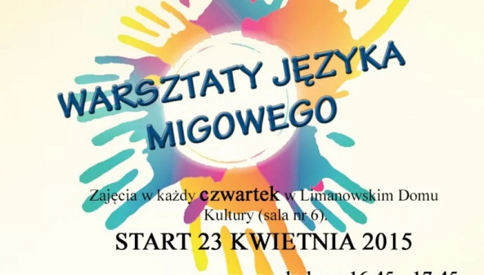 Warsztaty Języka Migowego w LDK - zdjęcie 1