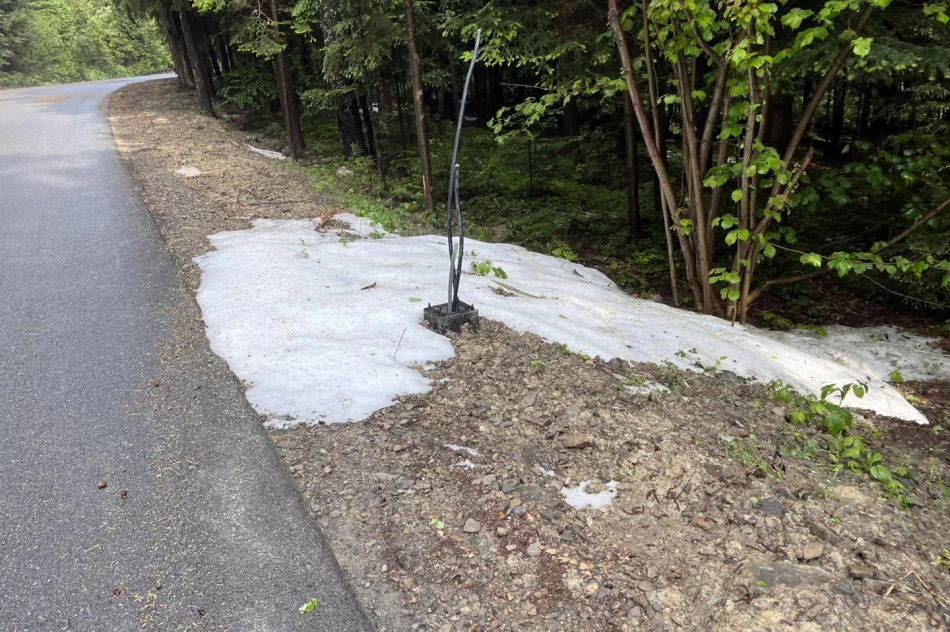 Nad Limanowszczyzną przeszły burze z gradobiciem - zdjęcie 6